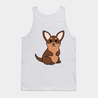 Brown Tan Chihuahua Tank Top